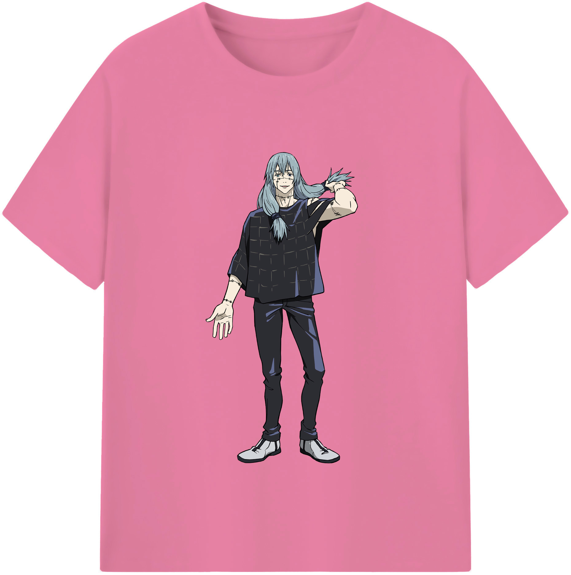 （画像用） 呪術廻戦 Jujutsu Kaisen 綿100％半袖Tシャツ（フロントプリント）
